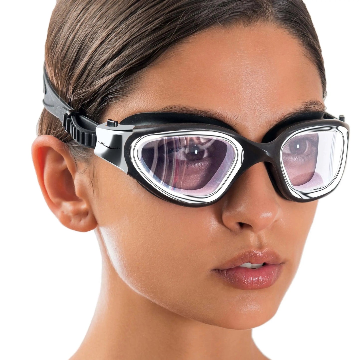 DX Wide View Swim Goggles + SHOCK Protective Case
