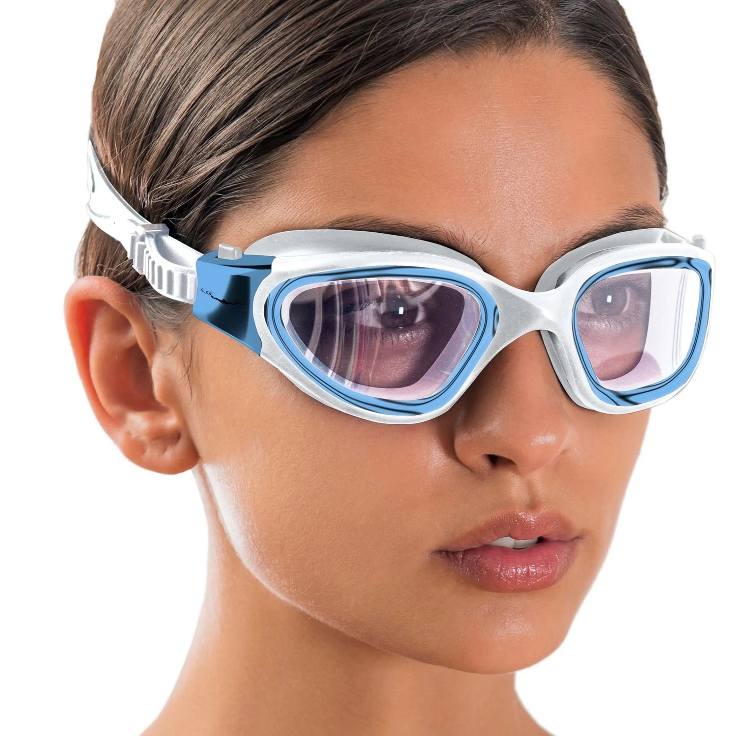 DX Wide View Swim Goggles + SHOCK Protective Case