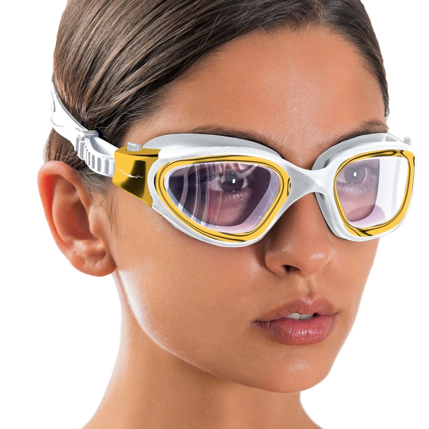 DX Wide View Swim Goggles + SHOCK Protective Case