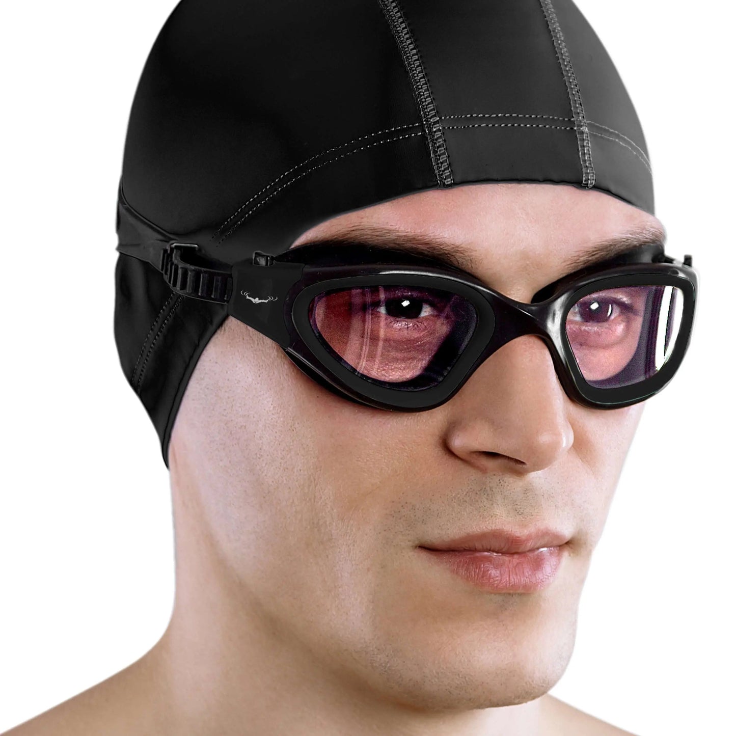 DX Wide View Swim Goggles + SHOCK Protective Case