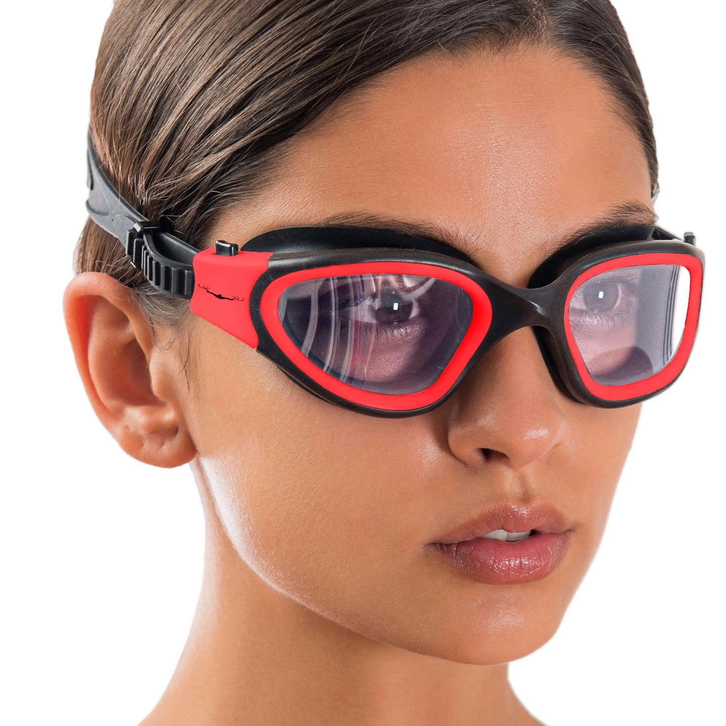 DX Wide View Swim Goggles + SHOCK Protective Case