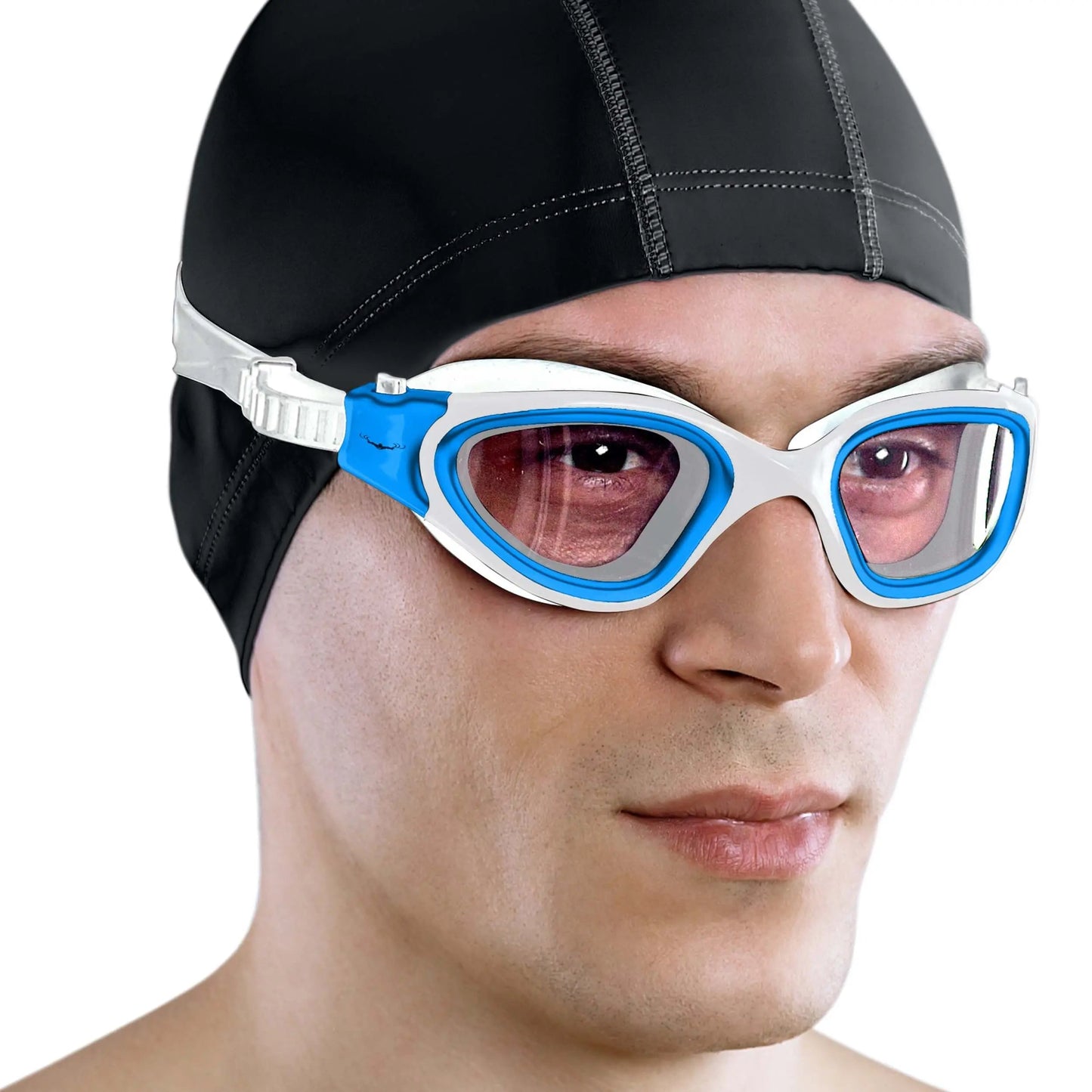 DX Wide View Swim Goggles + SHOCK Protective Case