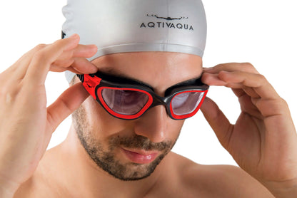 DX Wide View Swim Goggles + SHOCK Protective Case