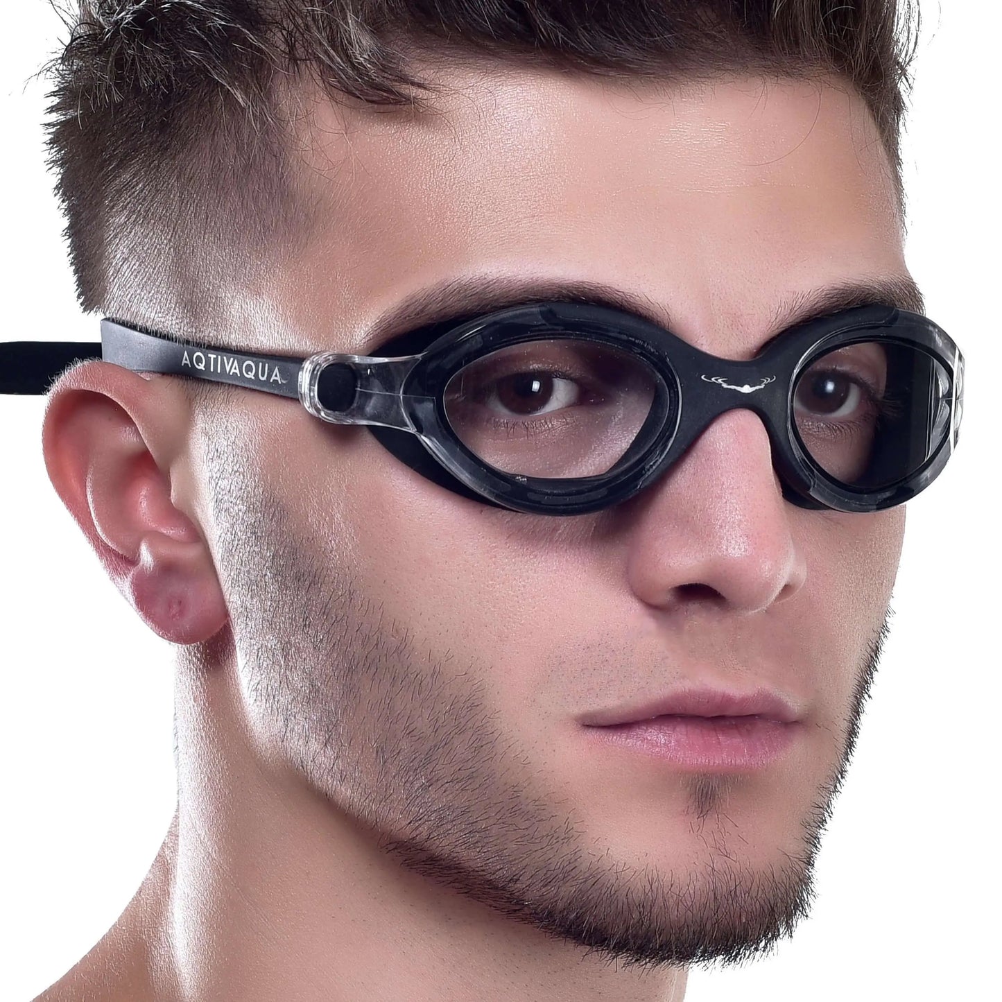 SX Clear Optics Swim Goggles + SHOCK Protective Case